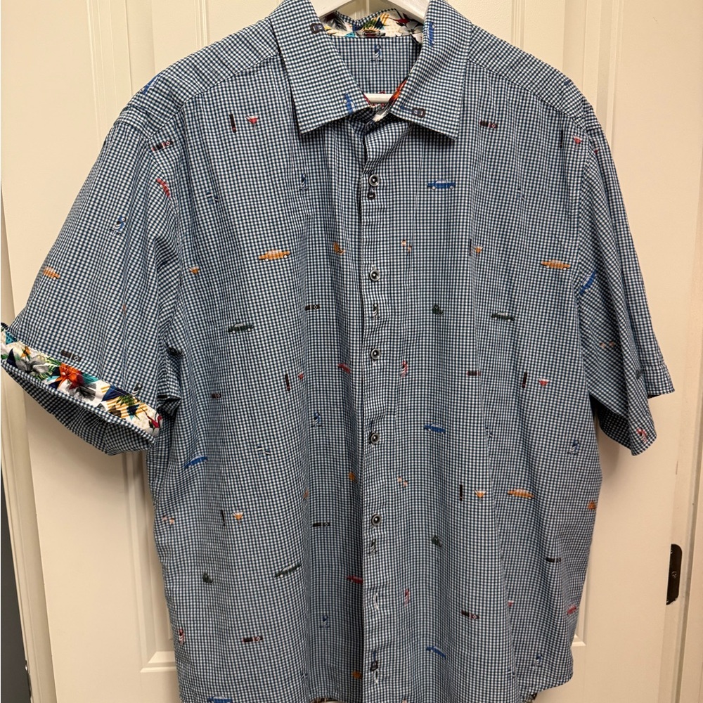 Robert Graham Men’s XL Button Downn Shirt XL